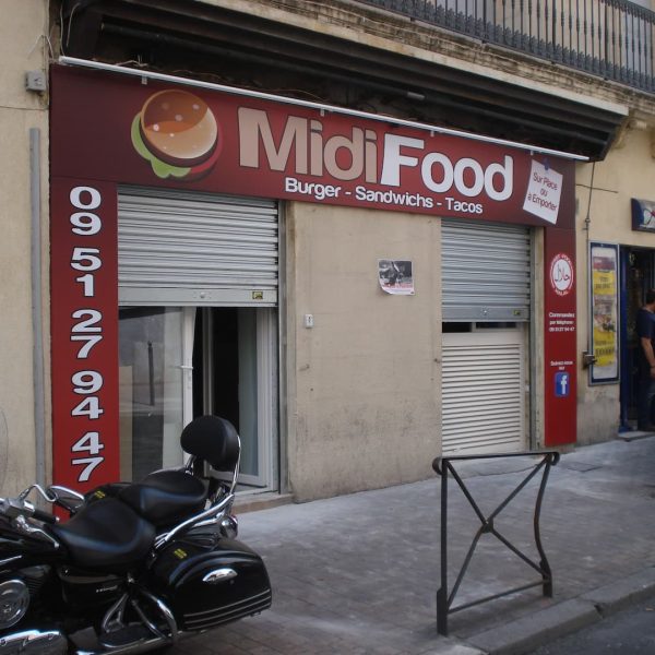 enseigne-panneau-fast-food-midifood-montpellier-illimited